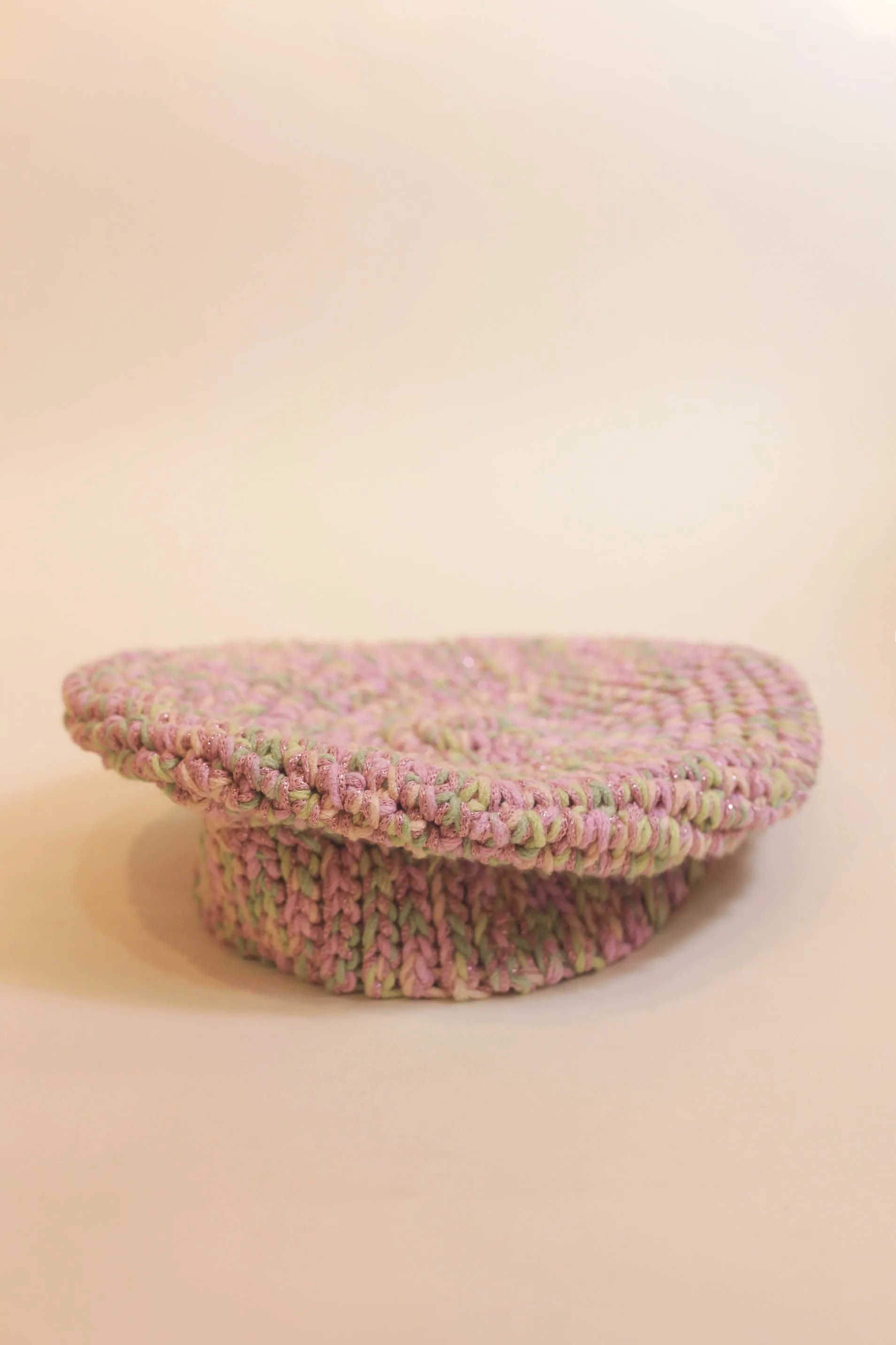 Amelia handwoven wool beret