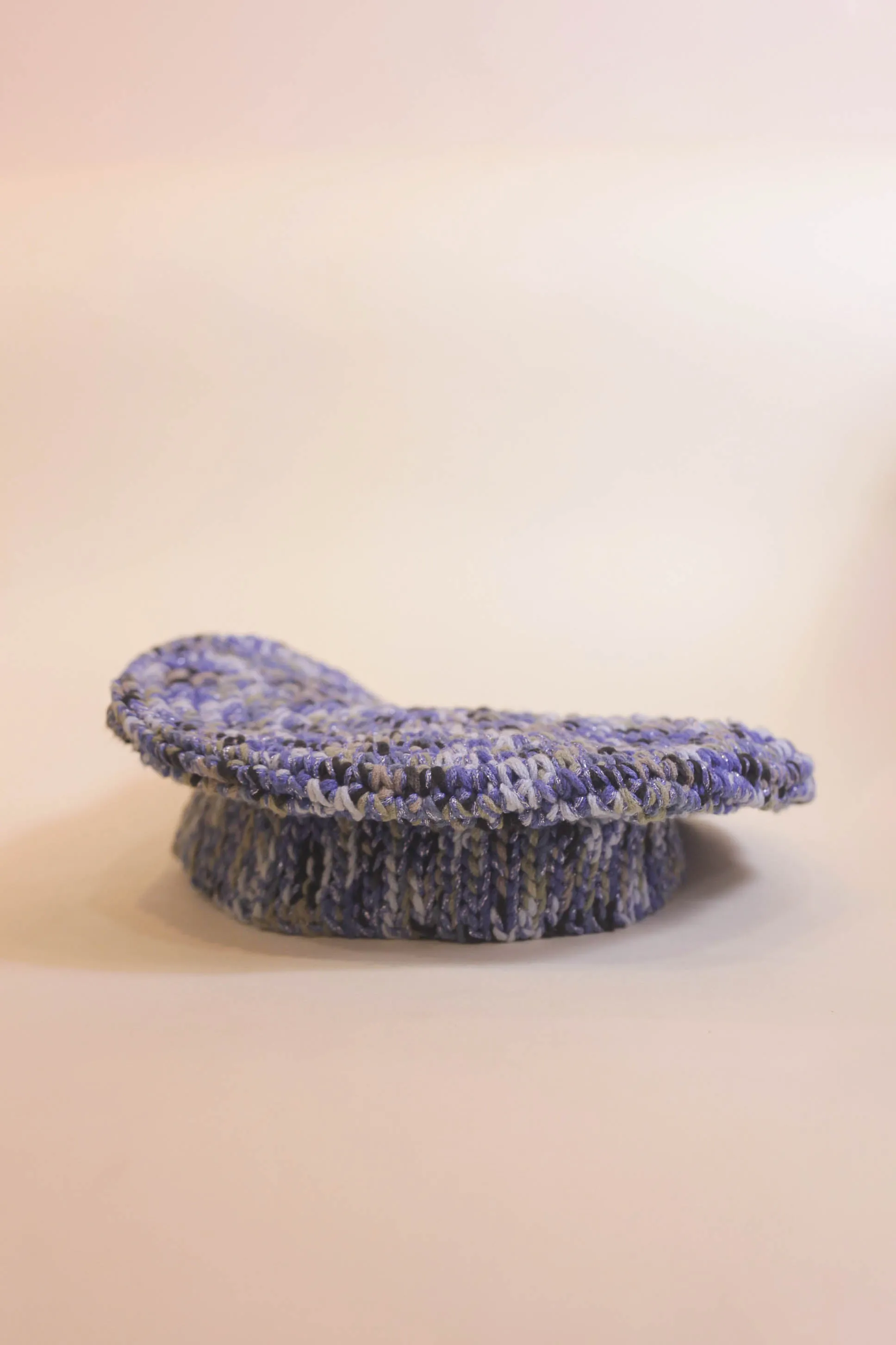Amelia handwoven wool beret