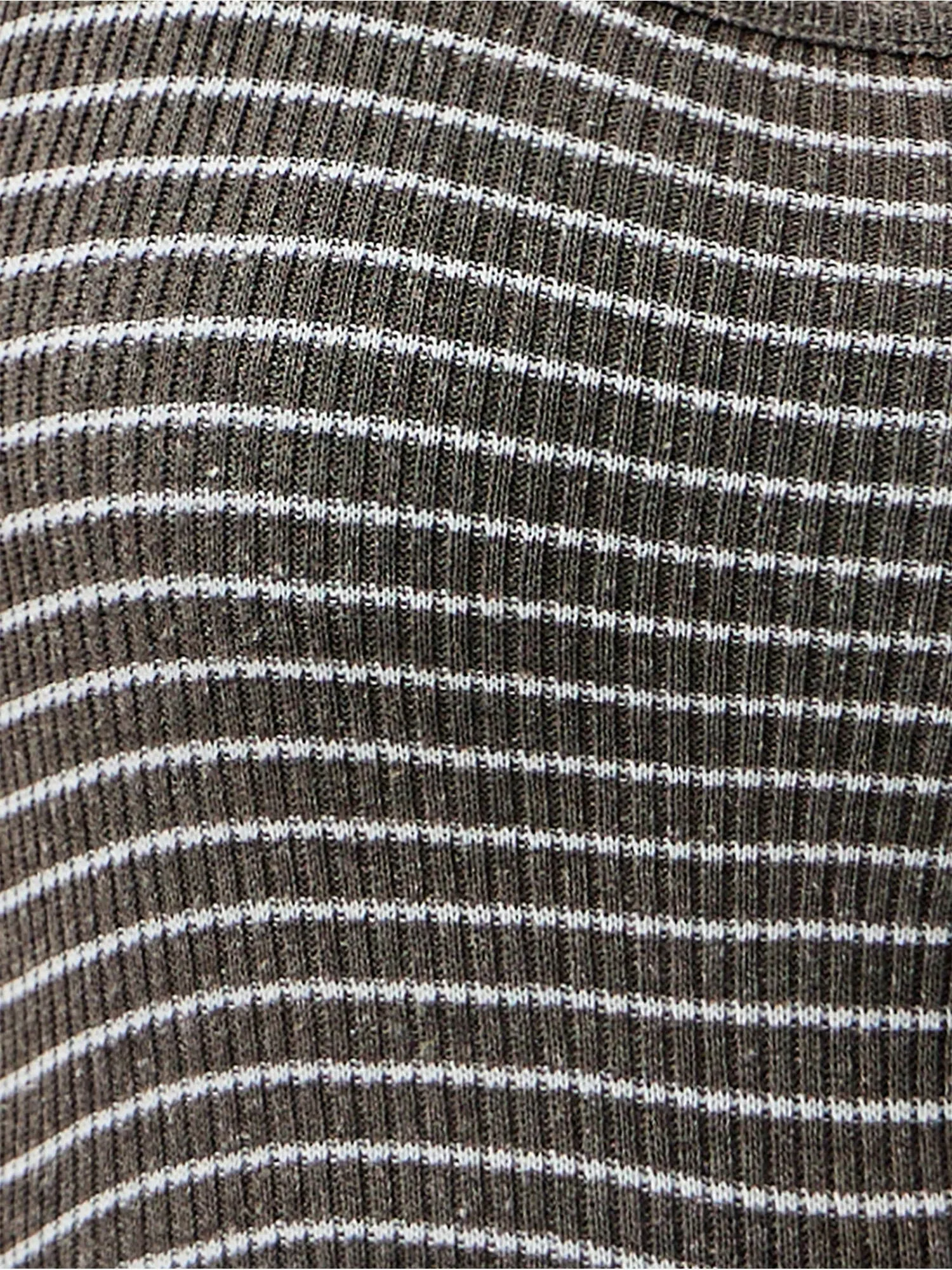 Amoretu Lyocell  & Linen Striped Slim Fit Tank Top