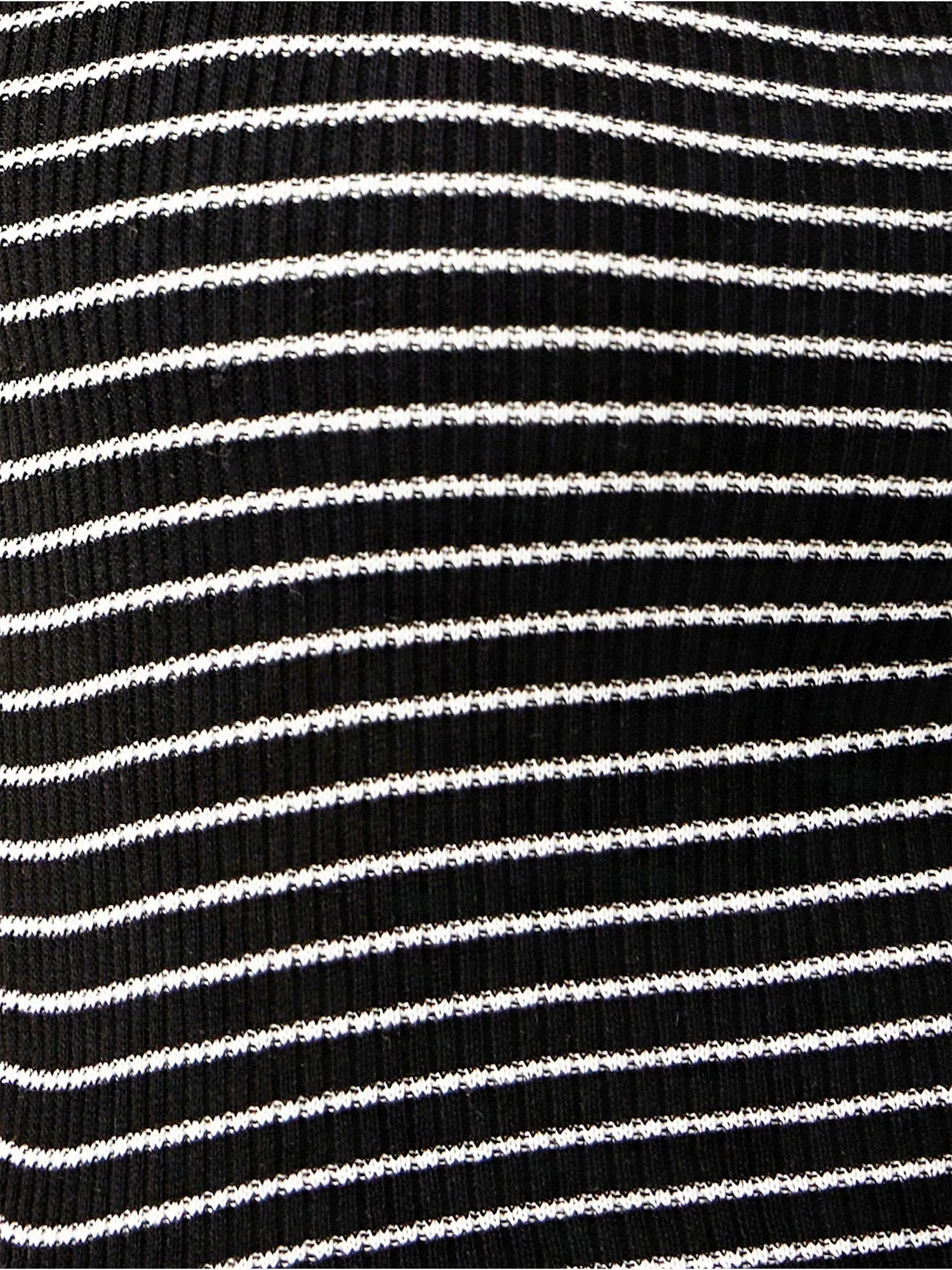 Amoretu Lyocell  & Linen Striped Slim Fit Tank Top