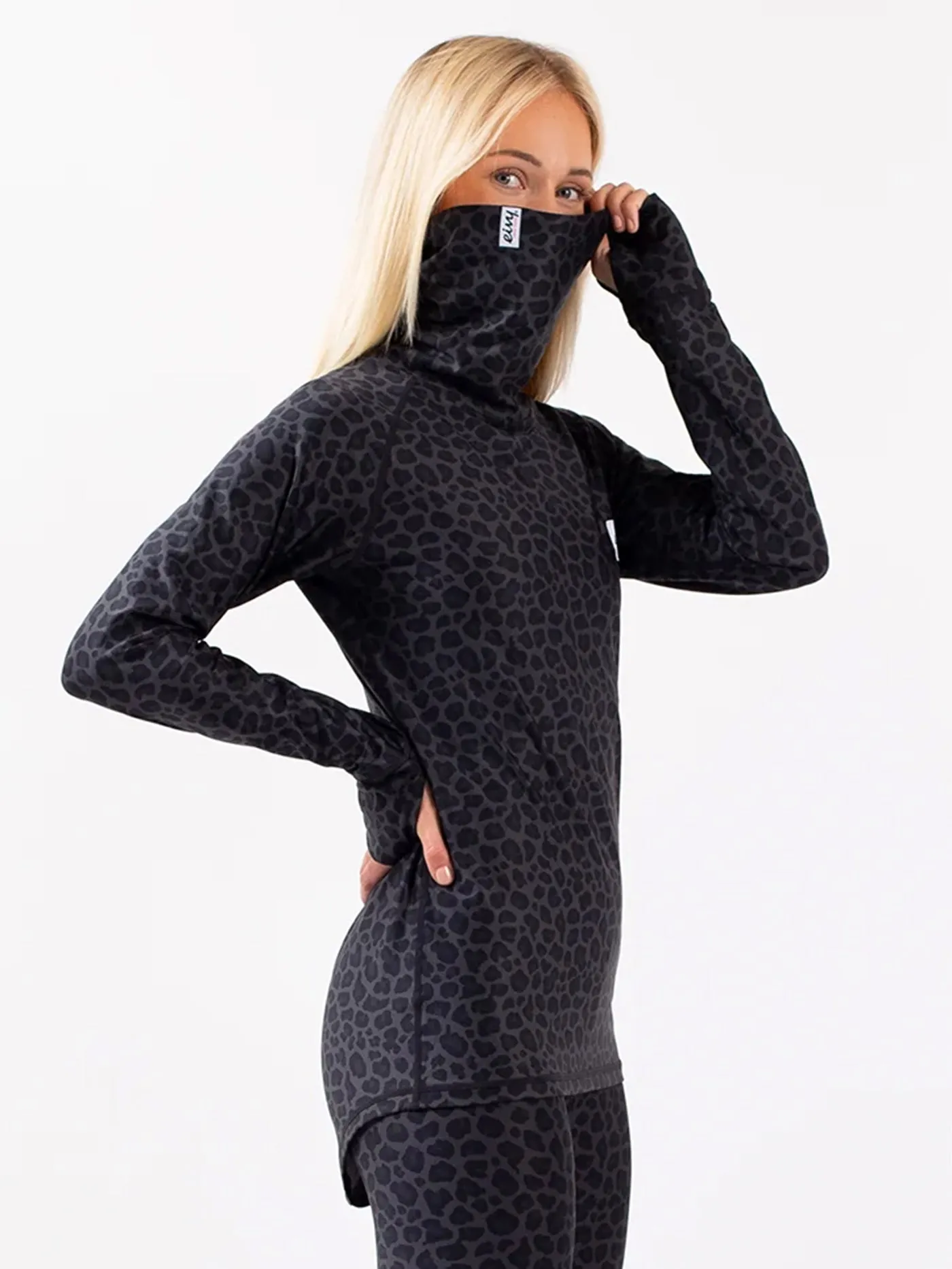 Black Leopard Icecold Top