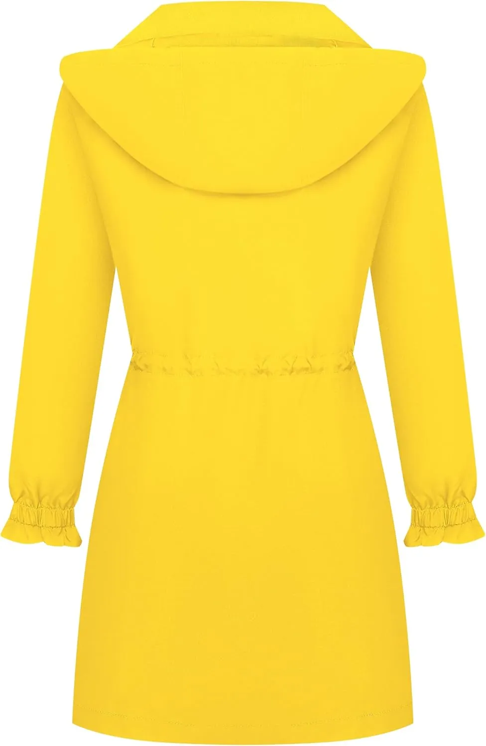 Bloggerlove Women Rain Jacket Waterproof Raincoat with Hood Lightweight Outdoor Windbreaker