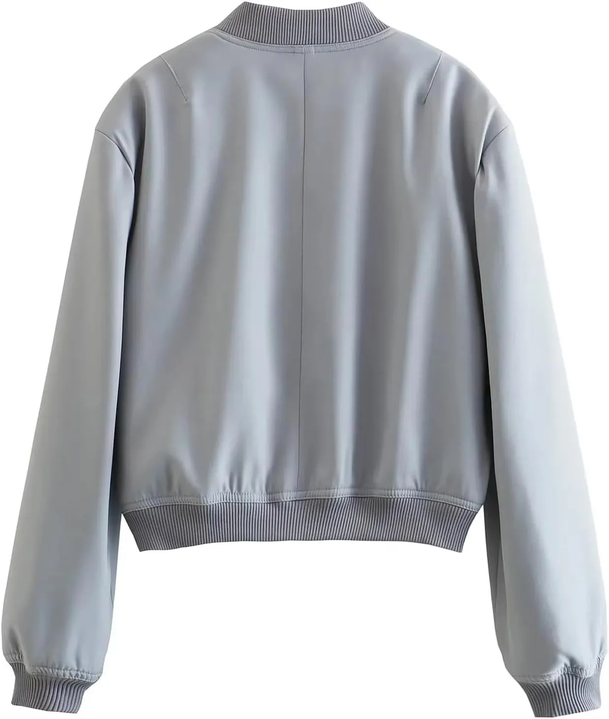 Bomber jacket Women Autumn Winter Cropped Jacket Black Brown Khaki Varsity Jacket Coat