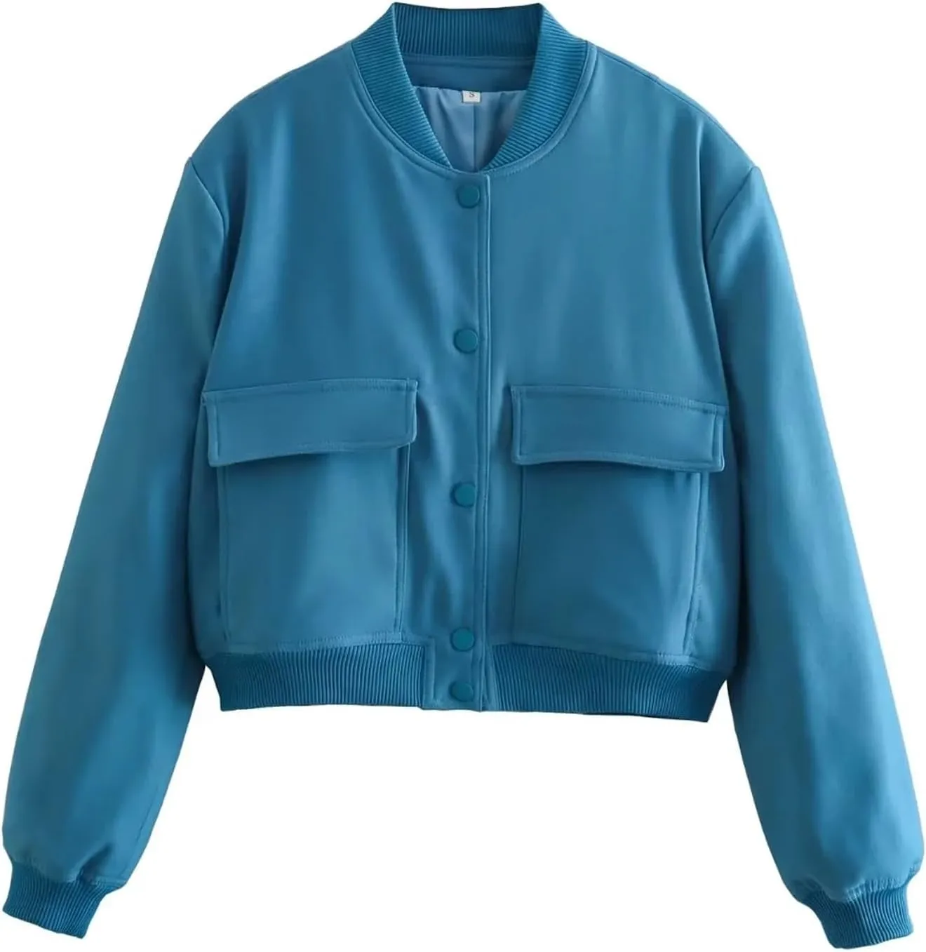 Bomber jacket Women Autumn Winter Cropped Jacket Black Brown Khaki Varsity Jacket Coat