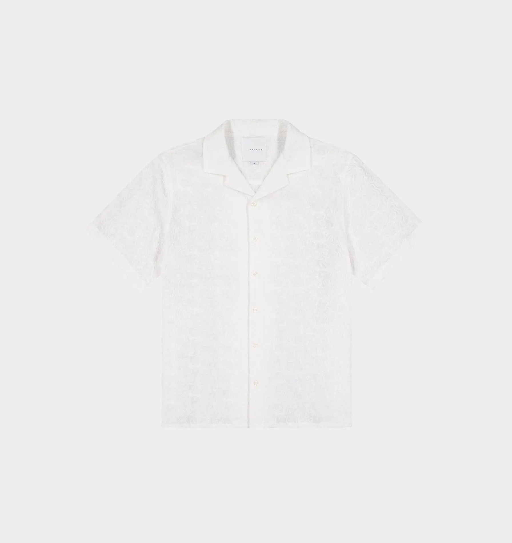 Box Cuban Collar Towel SS Shirt - Off White
