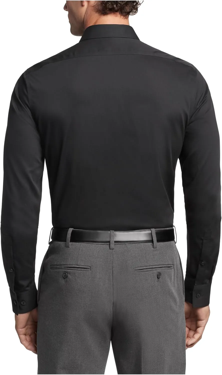 Calvin Klein Men's Slim Fit Non Iron Solid Dress Shirt - Amazon Exclusive