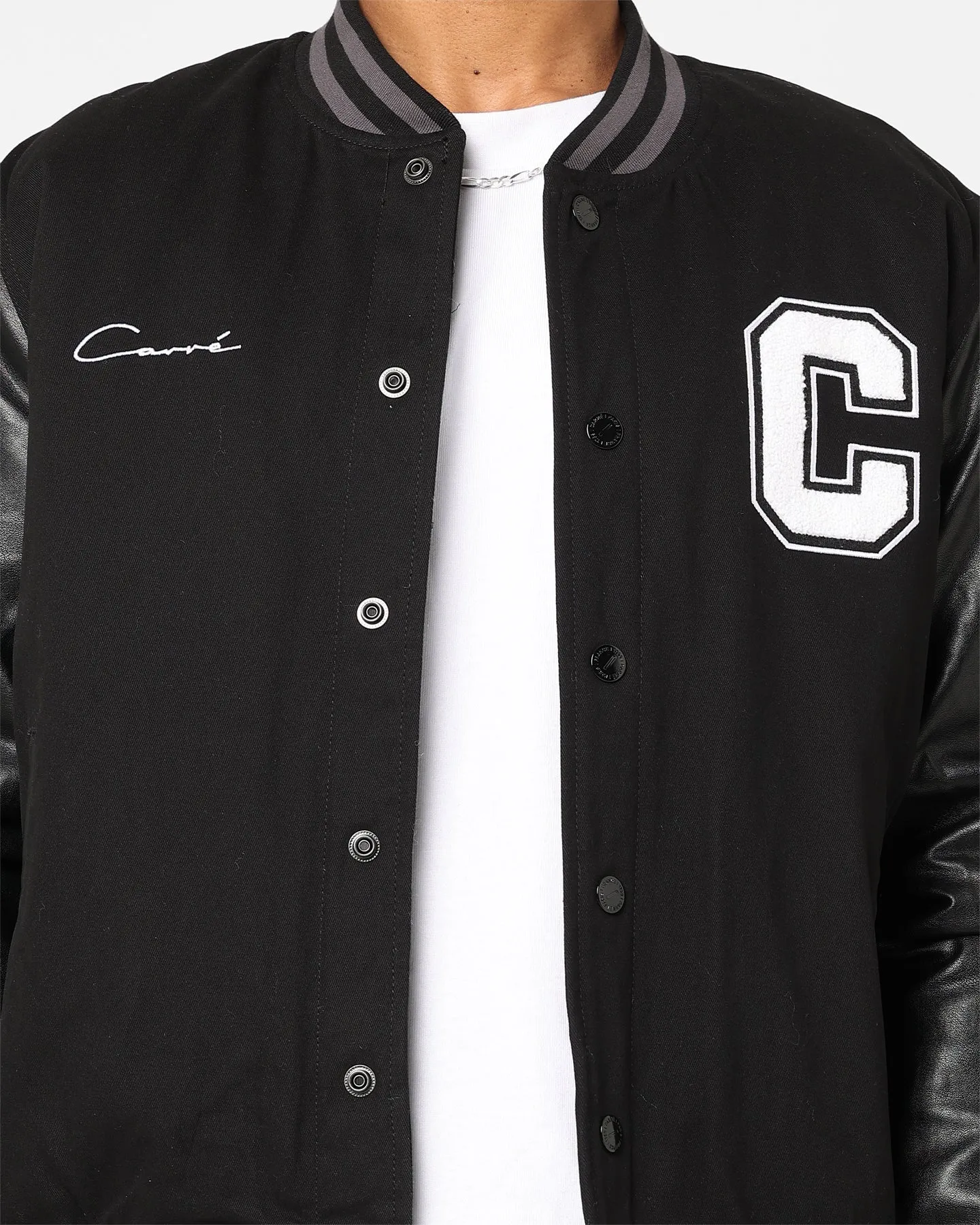 Carre MVP Varsity Jacket Black/White