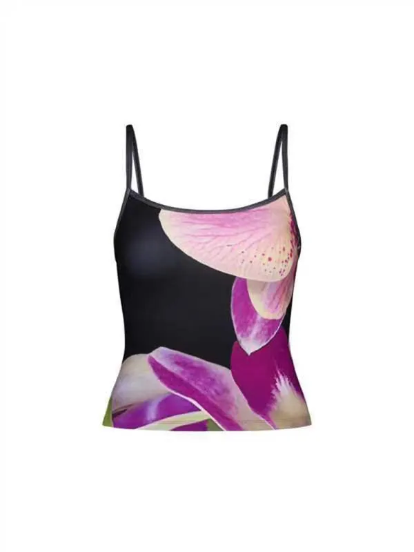 Eudora New Spring And Summer Contrasting Color Sexy Backless Slim Vest For Hot Girls