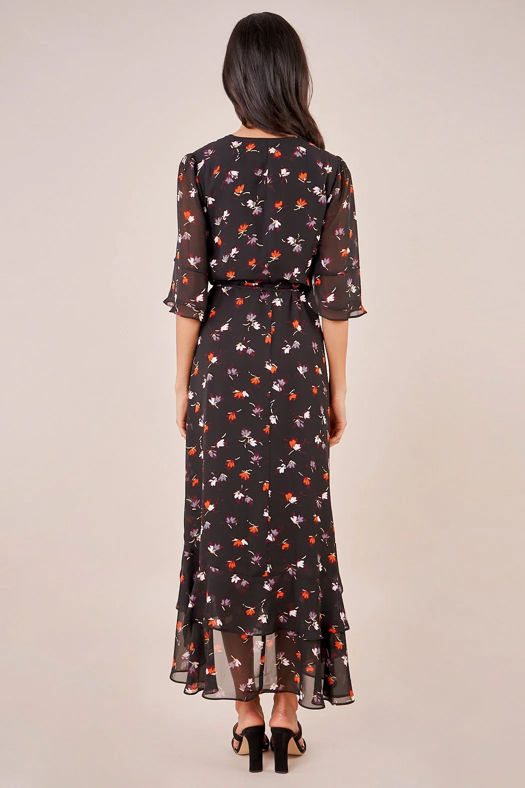 Fiore Floral Wrap Maxi Dress