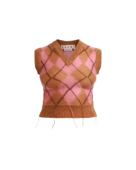 Furry Knit Vest