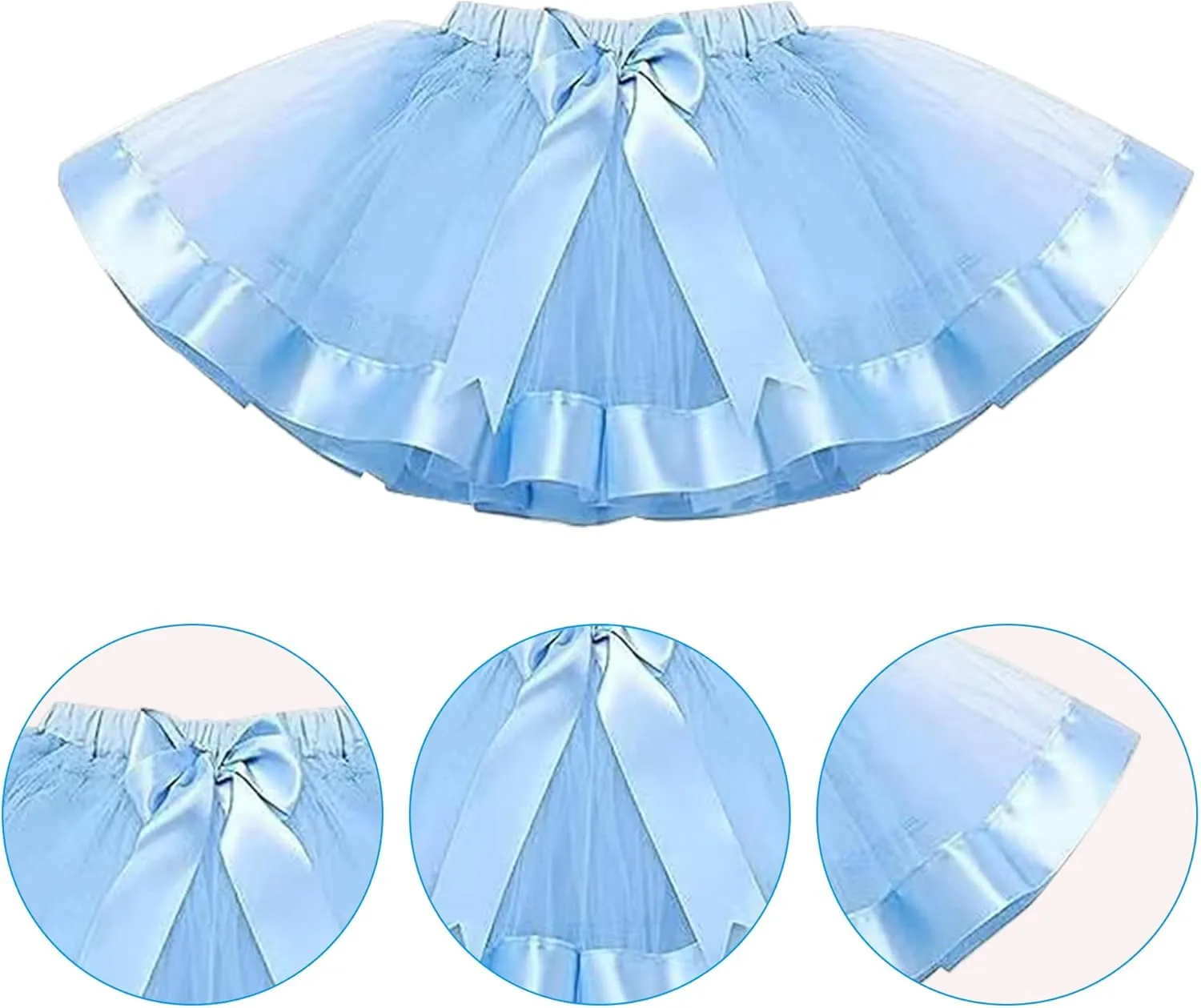 Girls Birthday Outfit Set Halloween Costume Tutu Skirt Dress, Birthday T-Shirt, HeadbandSatin Sash And Hairpin