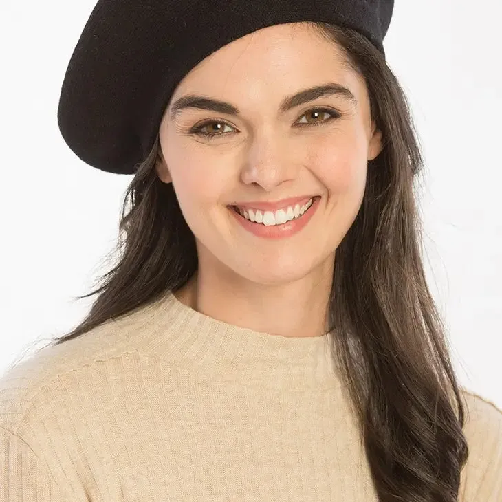 Girls Knitted Beret Hat