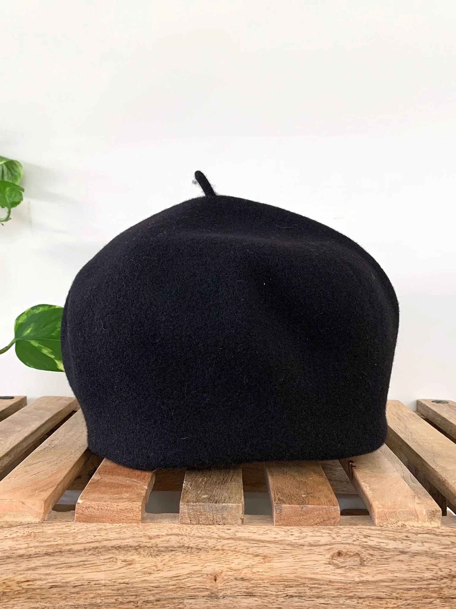 KOPKA Roll Up Woollen Beret - Black