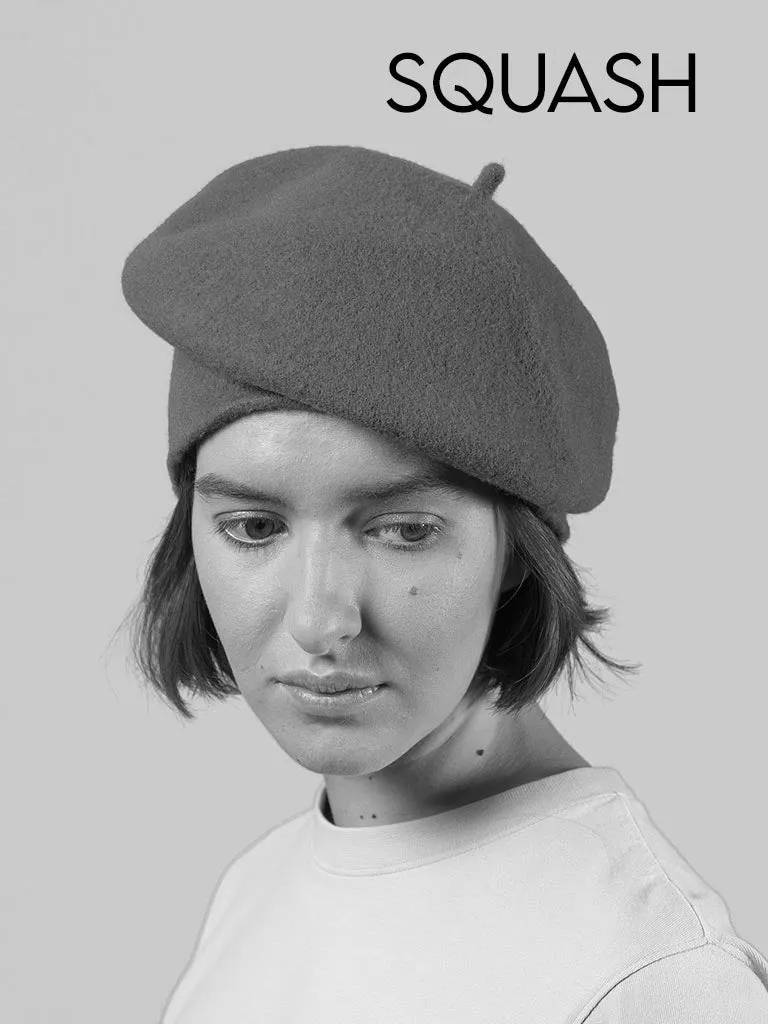 KOPKA Roll Up Woollen Beret - Black