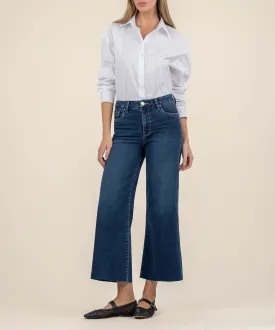 KUT- Meg High Rise Wide Leg Jean- Demure