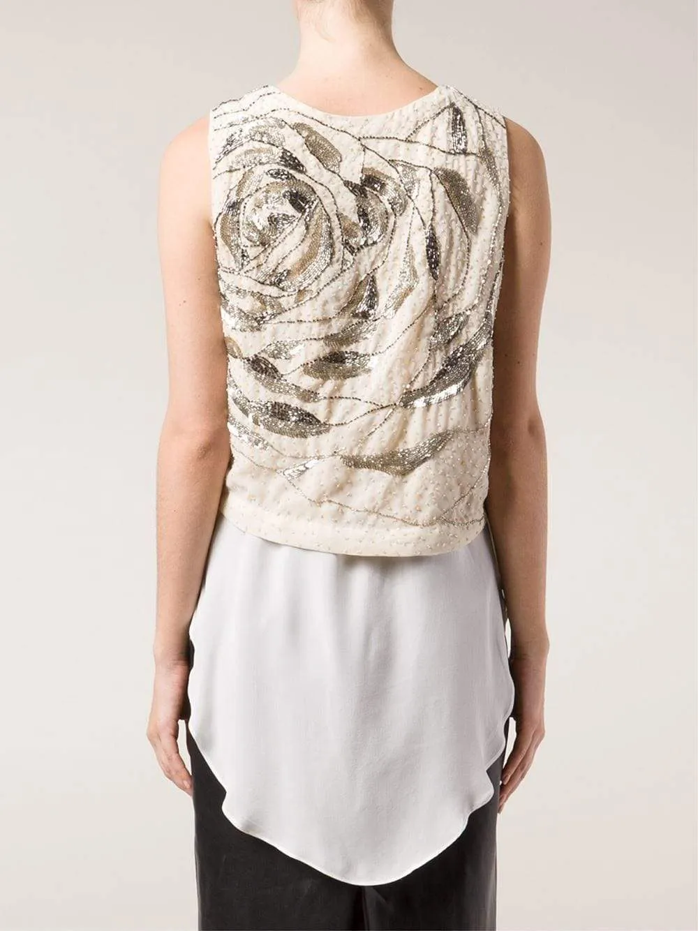 Large Abstract Rose Tee