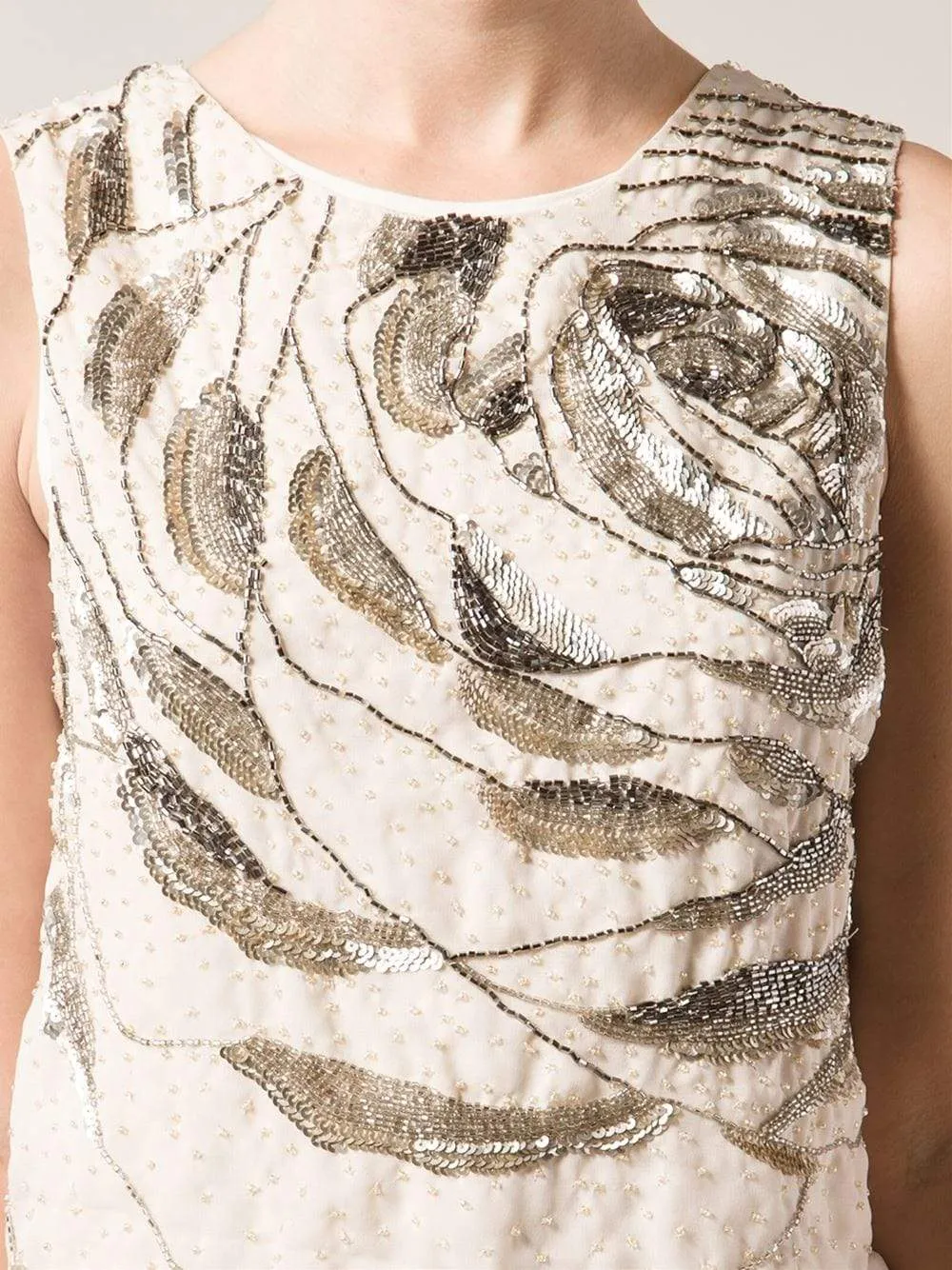 Large Abstract Rose Tee