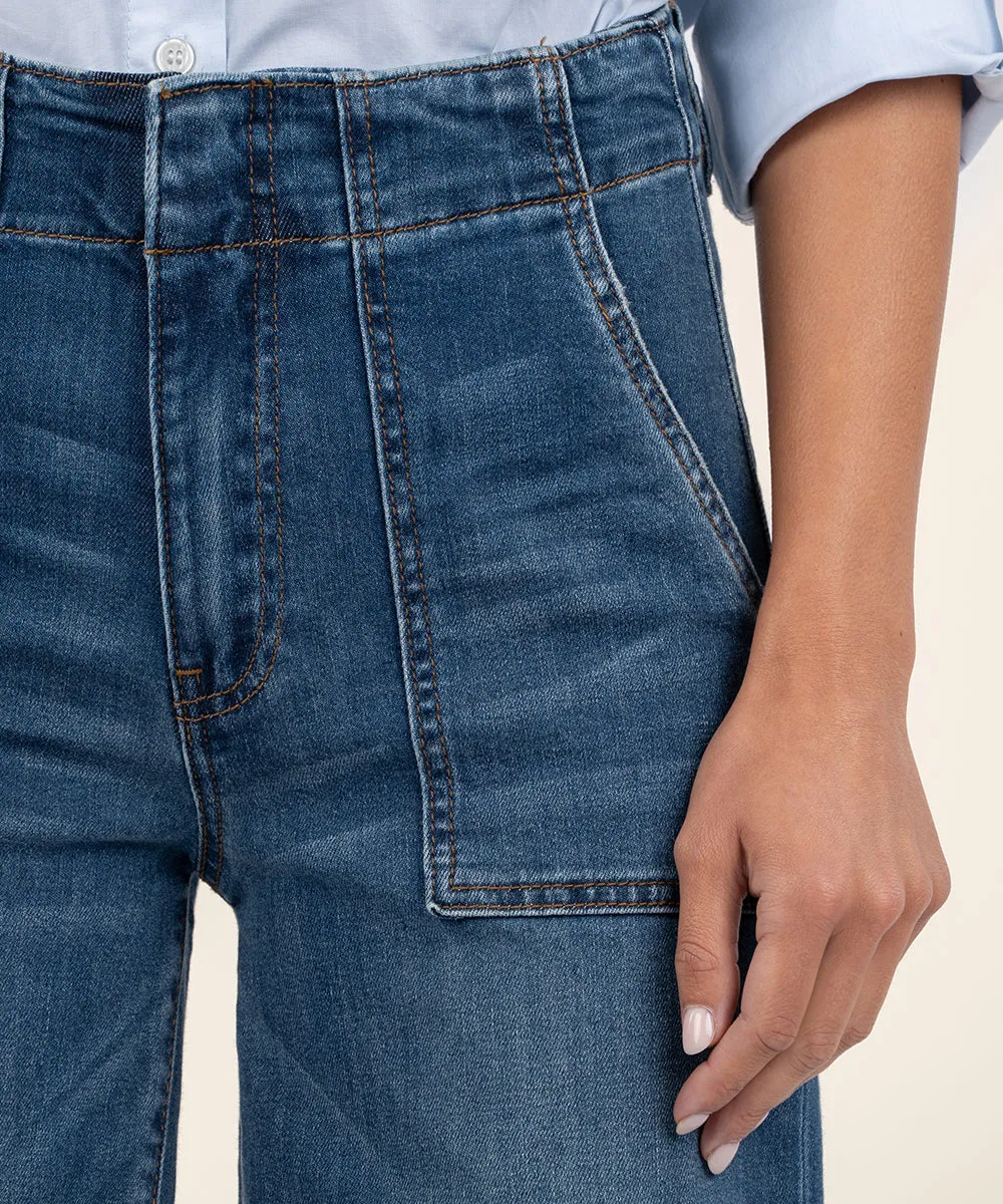Meg High Rise Wide Leg, Long Inseam