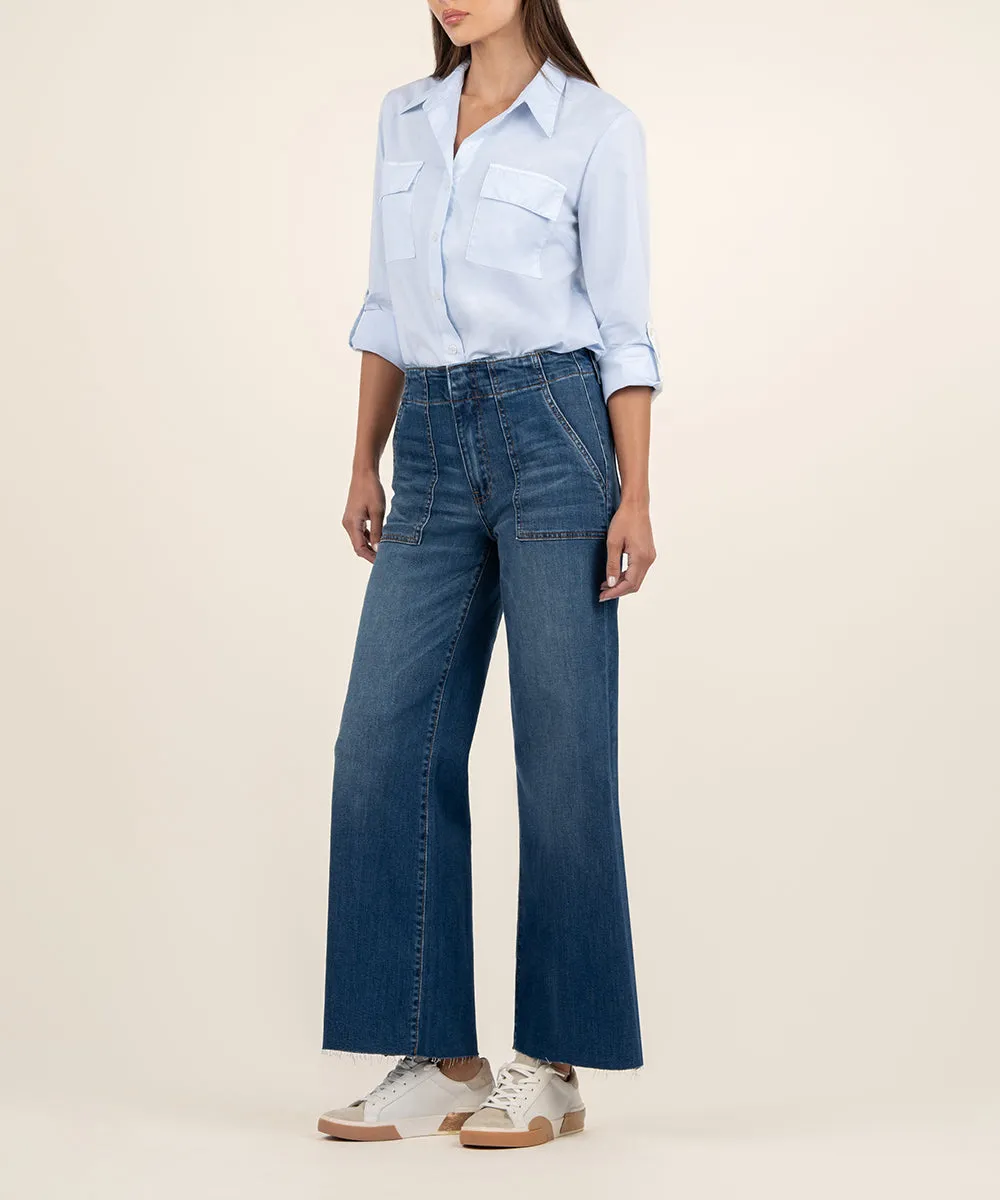 Meg High Rise Wide Leg, Long Inseam