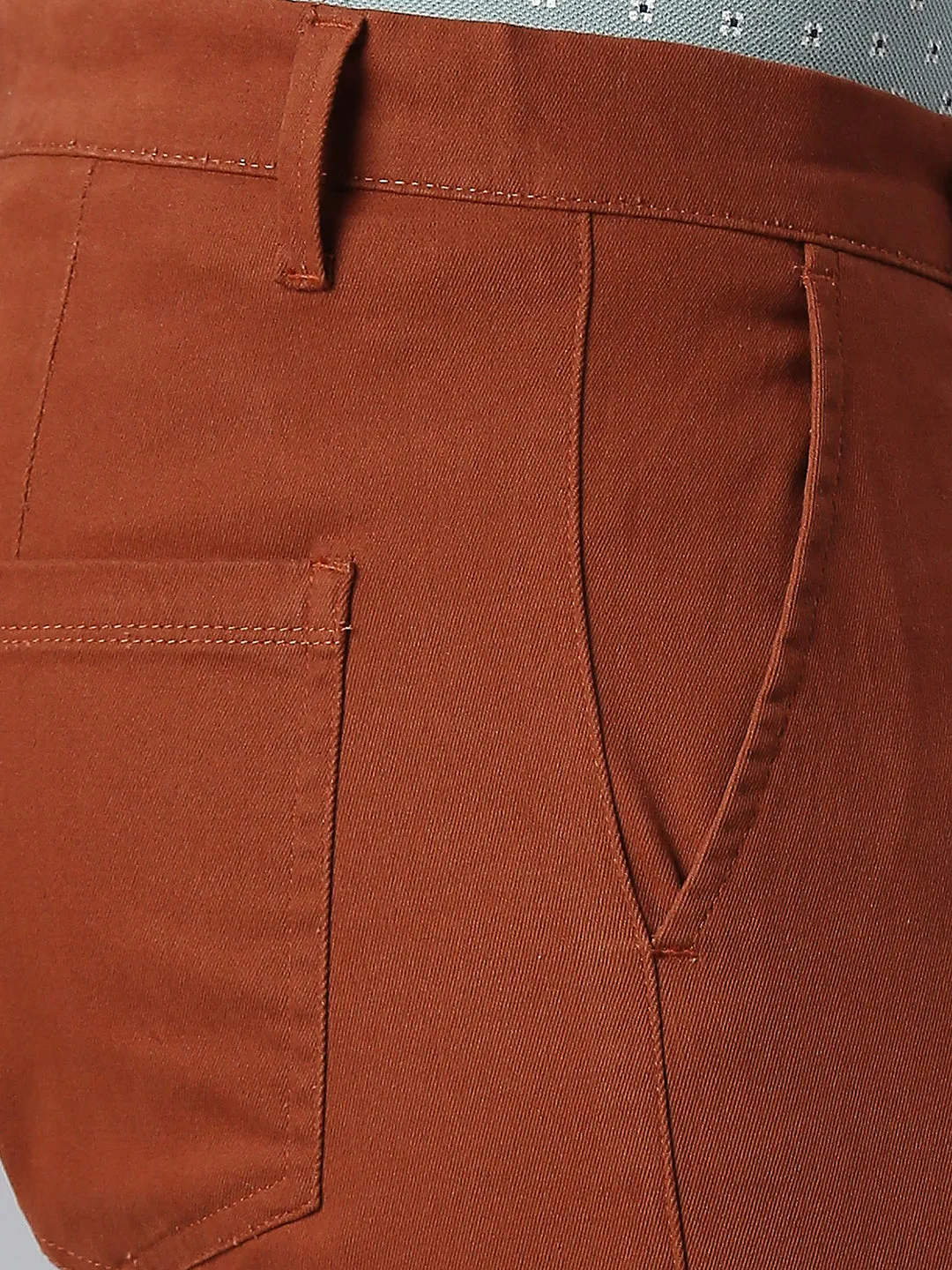 Men's Tapered Fit Cotton Cargo (Rust)