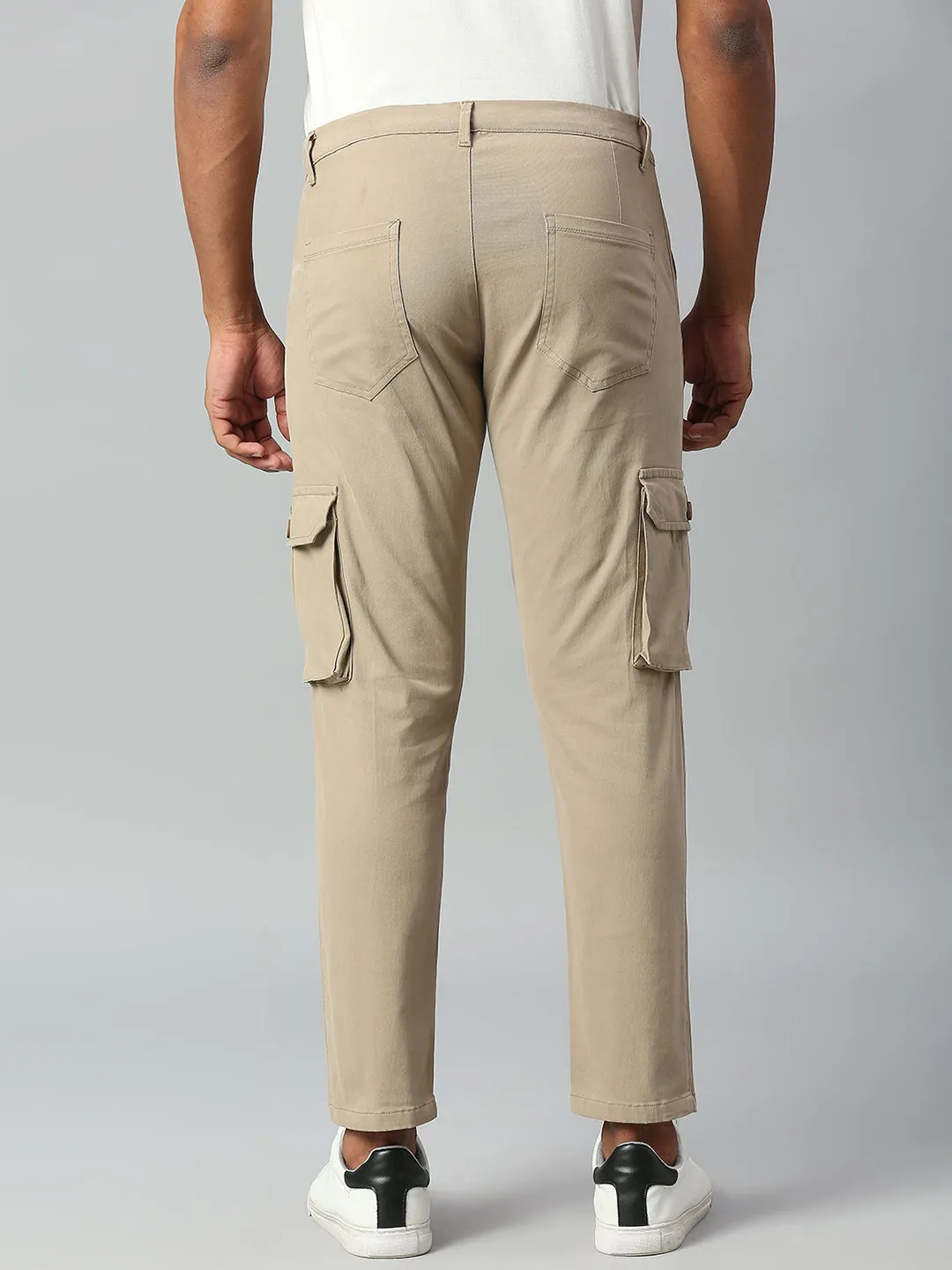 Men's Tapered Fit Cotton Cargo (Walnut)