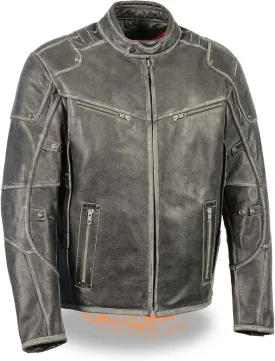 Milwaukee MENS VINTAGE DISTRESSED GREY TRIPLE VENTED JACKET W/SIDE STRETCH Regular