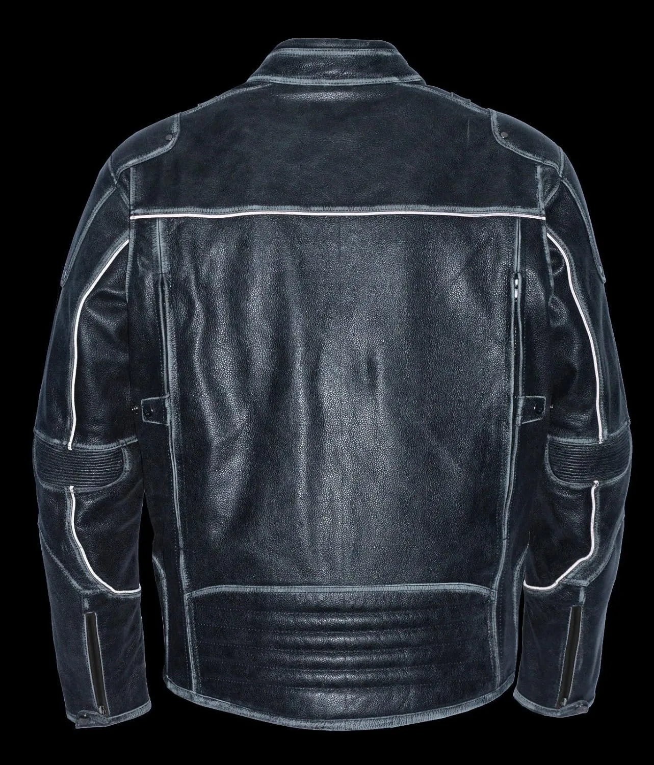 Milwaukee MENS VINTAGE DISTRESSED GREY TRIPLE VENTED JACKET W/SIDE STRETCH Regular