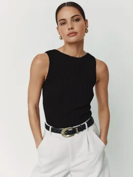 Minimalism Solid Graceful Sweater Vest