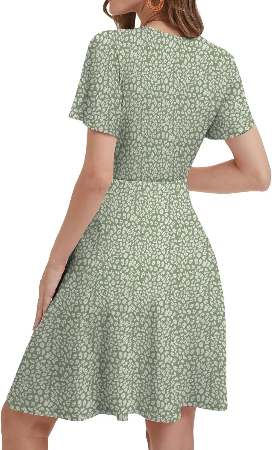 MixShe Summer Dresses for Women 2025 Floral Sundresses Elegant Classy Fashion Casual Outfit Plus Size