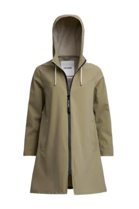 Mosebacke Lightweight Matte Raincoat - Aloe