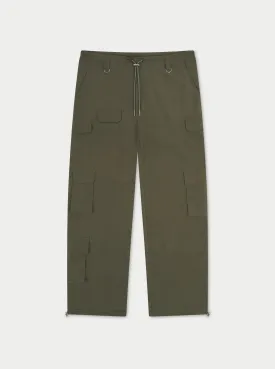 MULTI POCKET OVERSIZED CARGOS - KHAKI