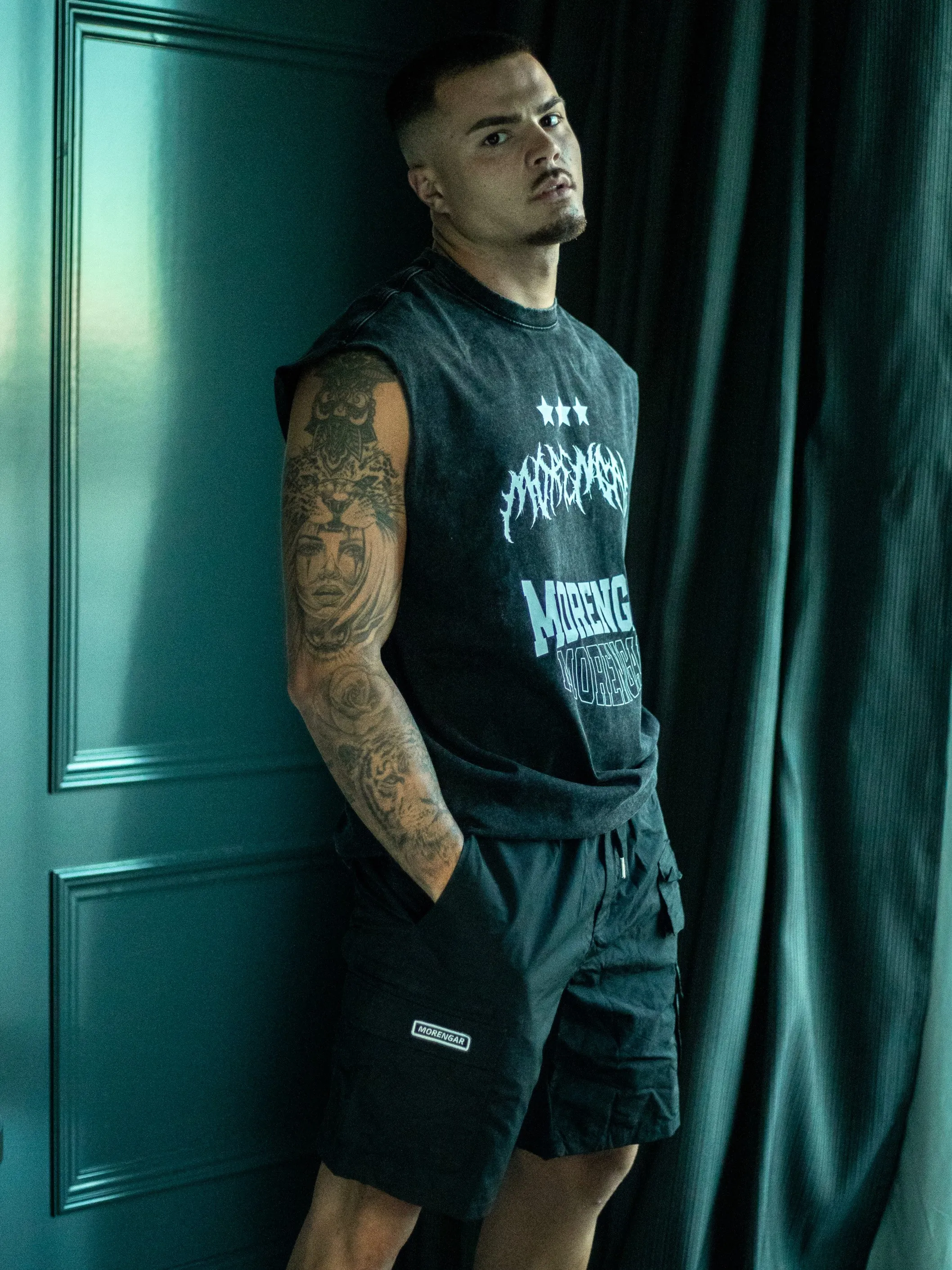 MULTI-POCKET TECHNICAL SHORTS | BLACK