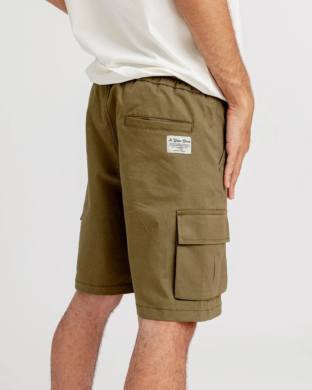 Olive Green Cargo Short