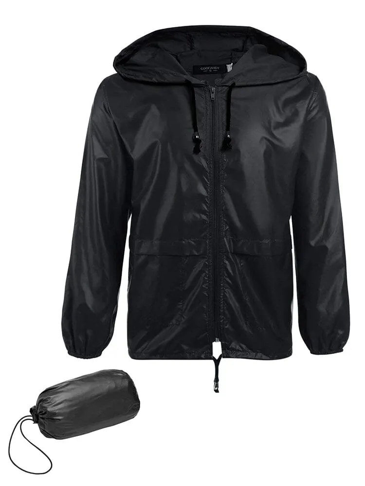 Packable Classic Cycling Outdoor Waterproof Raincoat (US Only)
