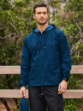 Packable Classic Cycling Outdoor Waterproof Raincoat (US Only)