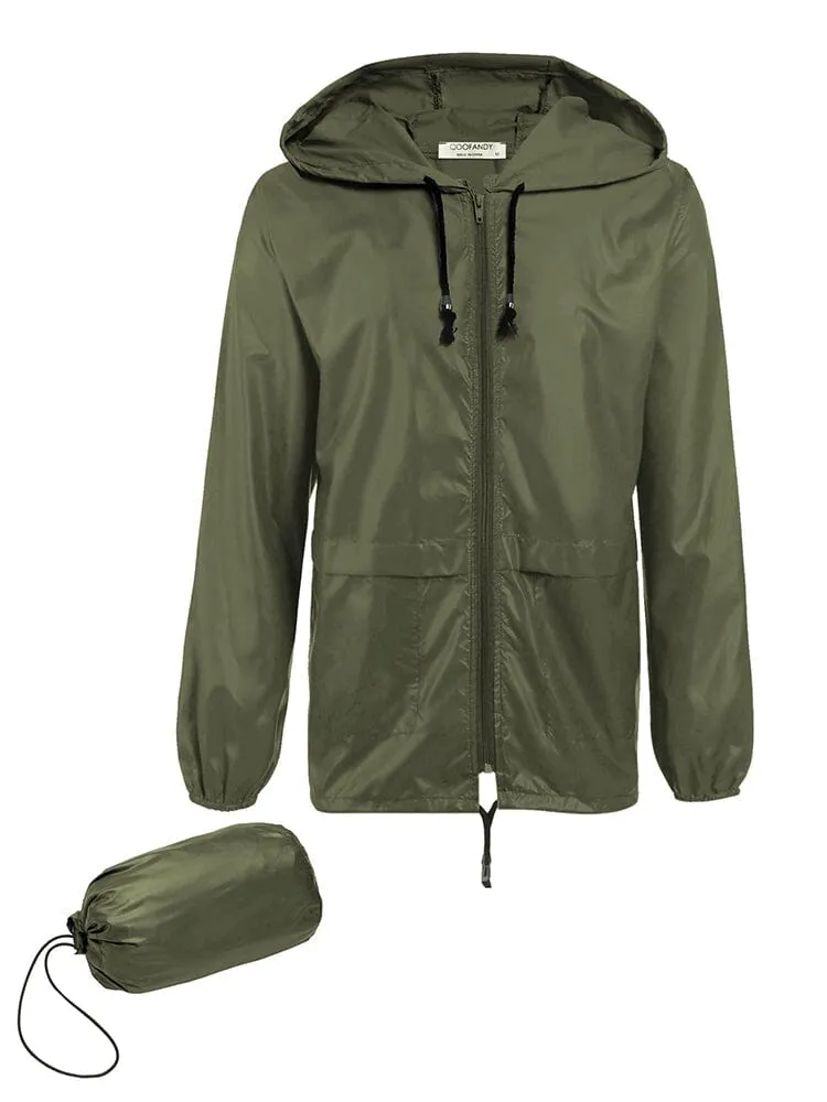 Packable Classic Cycling Outdoor Waterproof Raincoat (US Only)
