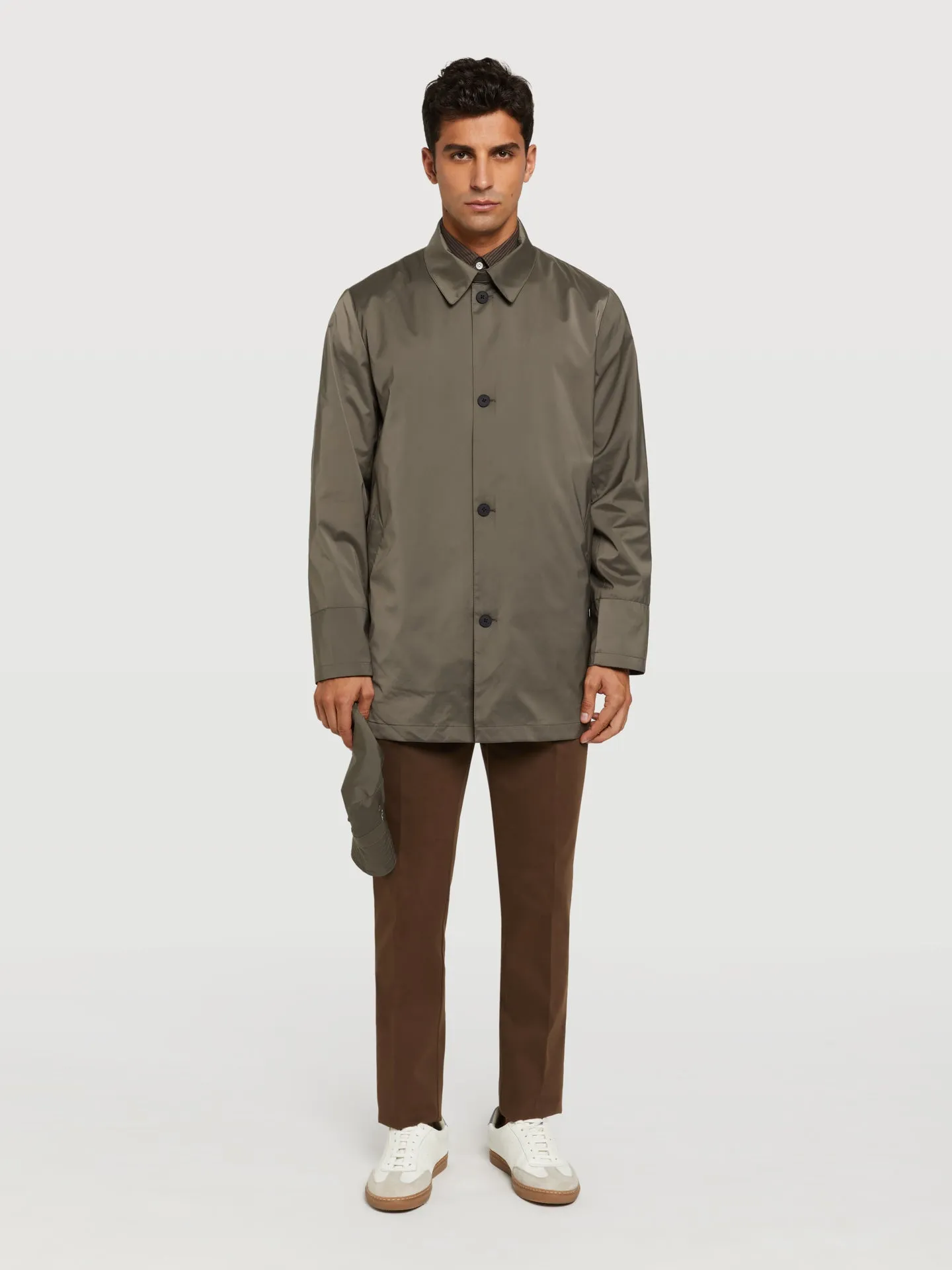 Packable raincoat