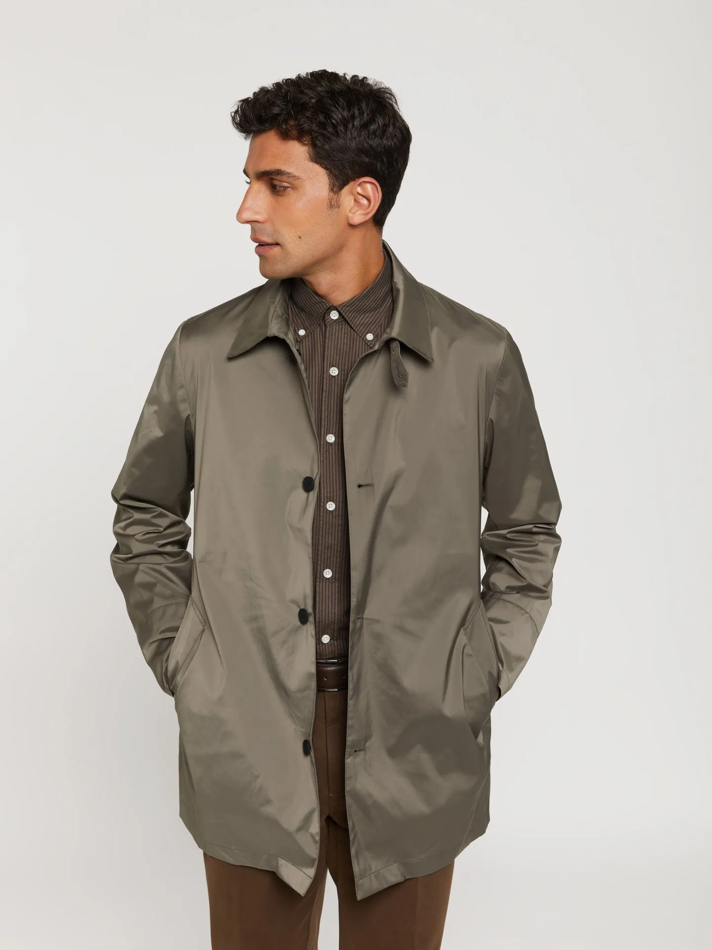 Packable raincoat