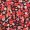 Red Ditsy Floral Print Wrap Bodysuit
