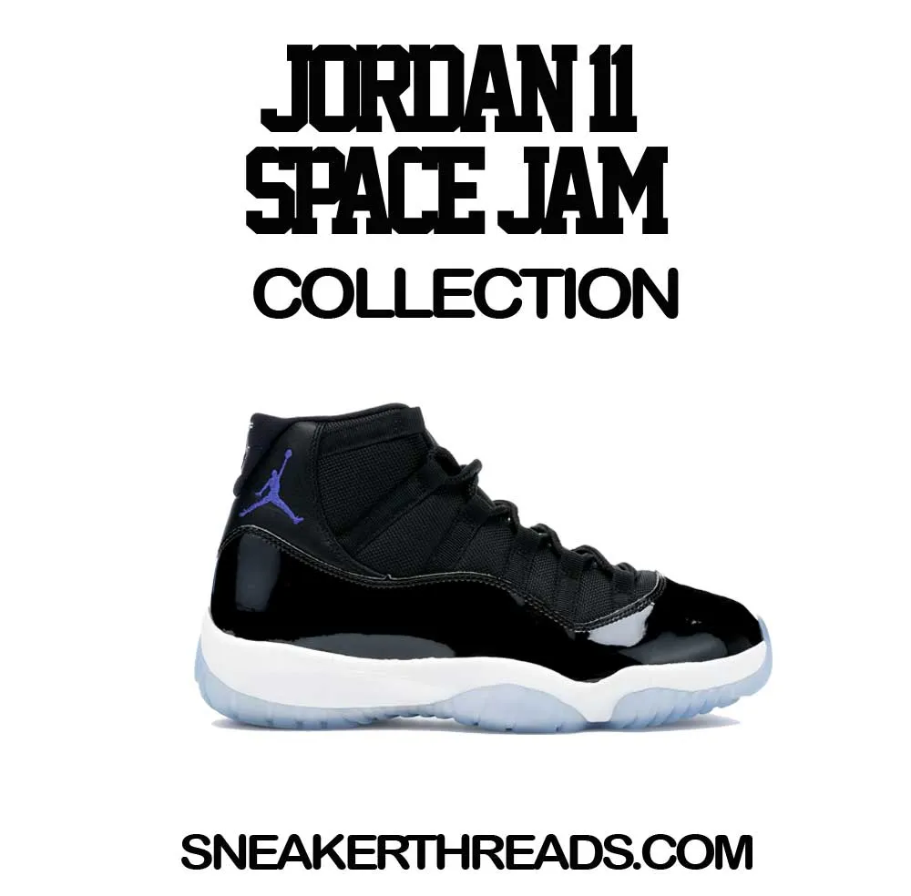 Retro 11 Space Jam Hands Satin Jacket