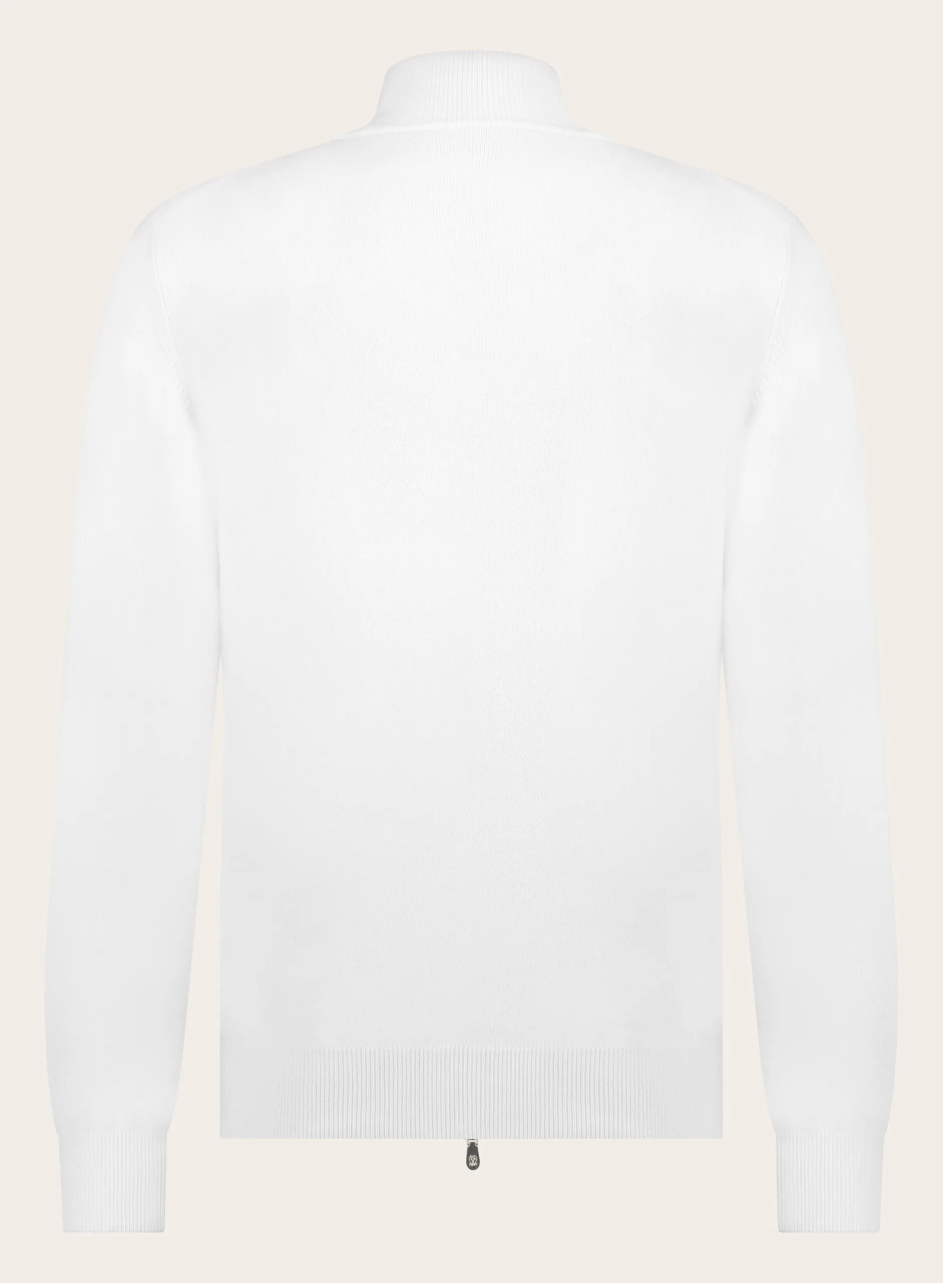 Slim-fit ritsvest van cashmere