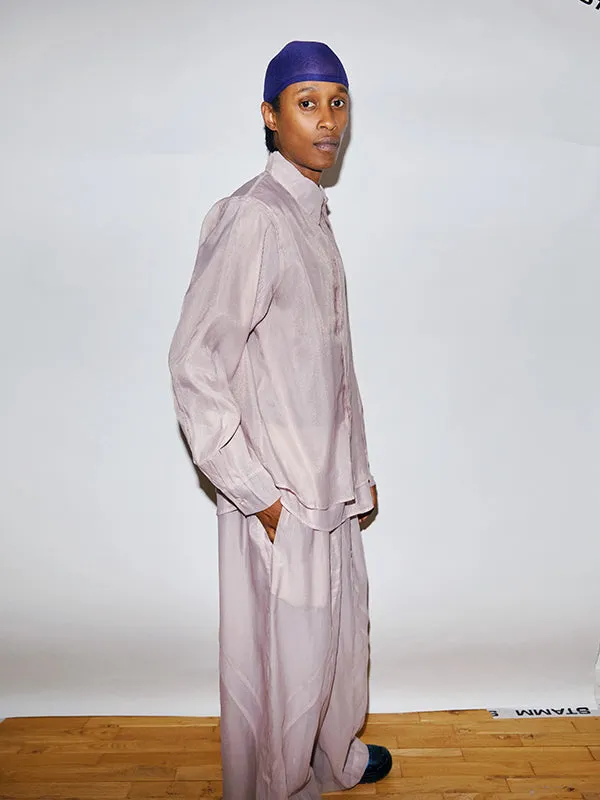 STAMM Organza Strike Shirt - Dusk Pink