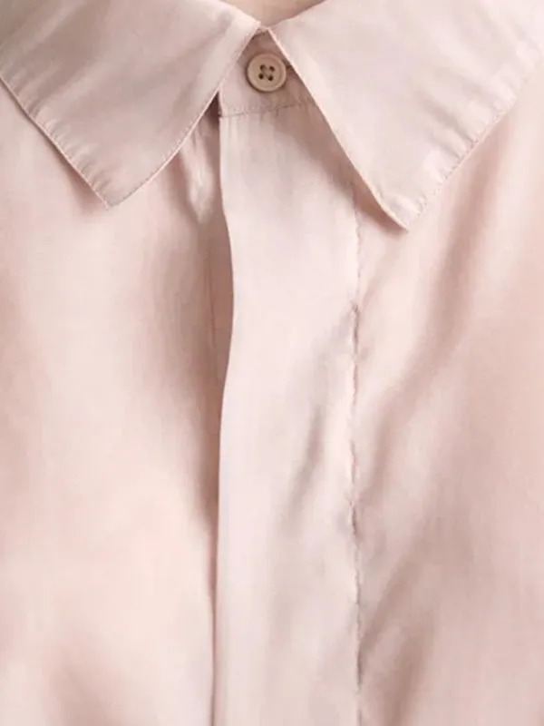 STAMM Organza Strike Shirt - Dusk Pink