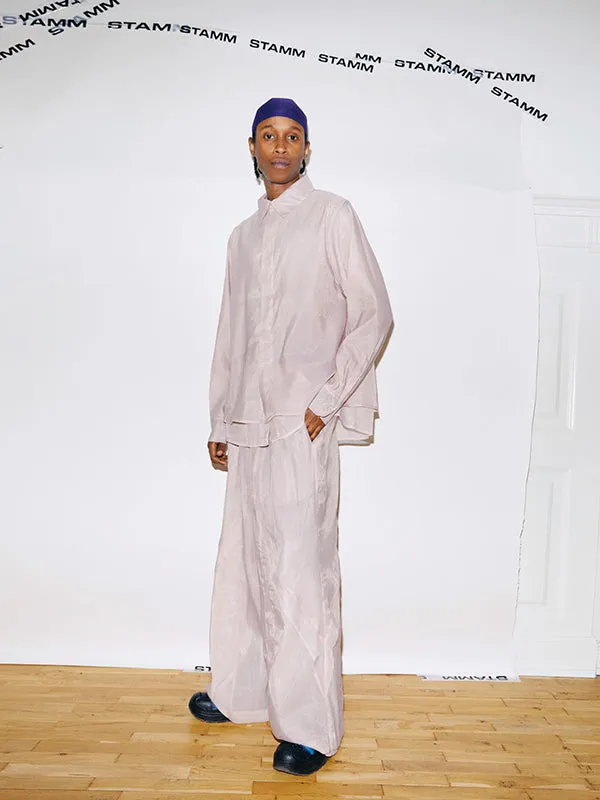 STAMM Organza Strike Shirt - Dusk Pink