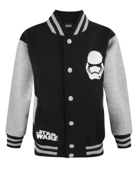 Star Wars Force Awakens First Order Stormtrooper Boy's Varsity Jacket
