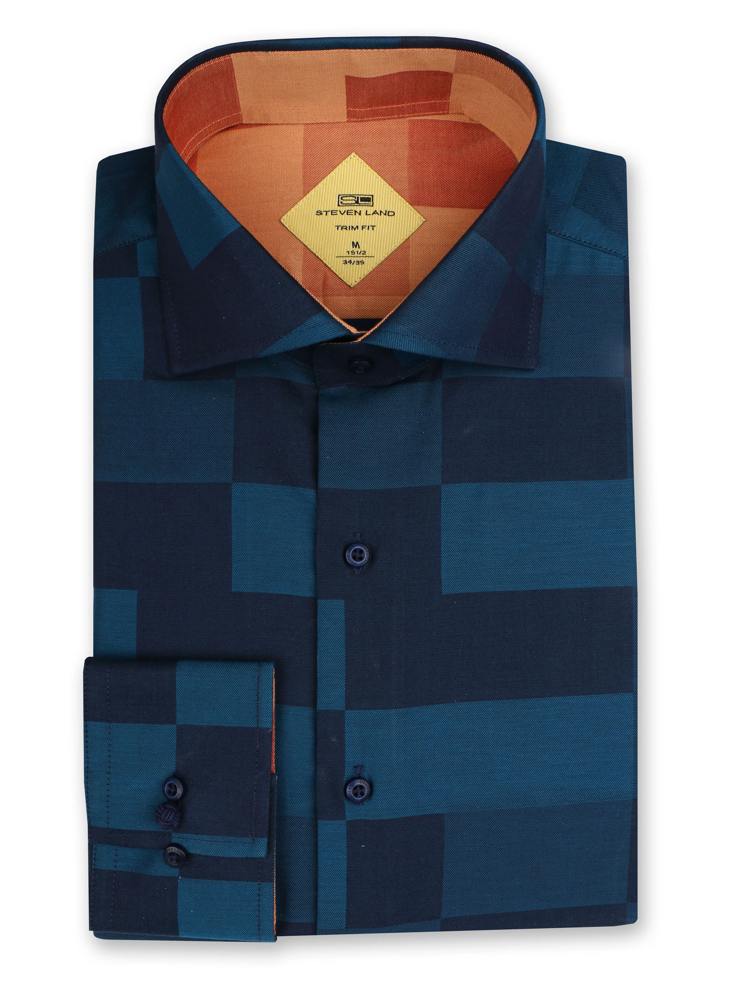 Steven Land | Textured Chess Sport Shirt |  TS-843