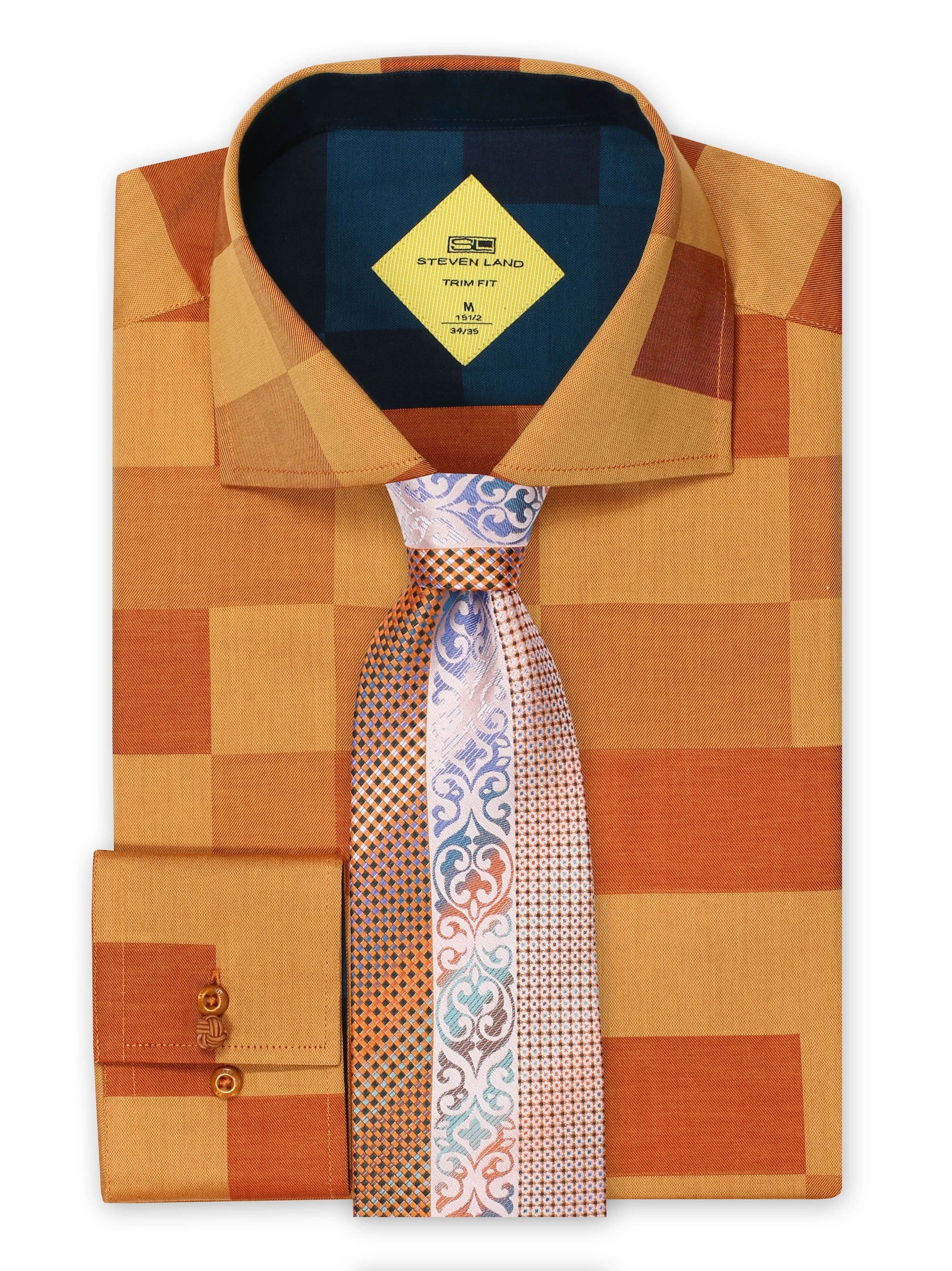 Steven Land | Textured Chess Sport Shirt |  TS-843