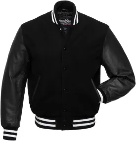 Stewart & Strauss Original Varsity Letterman Jacket Since 1977 (48 Team Colors) Wool & Leather XXS to 6XL