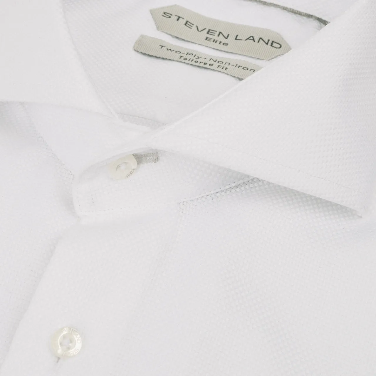The Augustus Dress Shirt | Cutaway Collar | Angled French Cuff | 100% Cotton | White