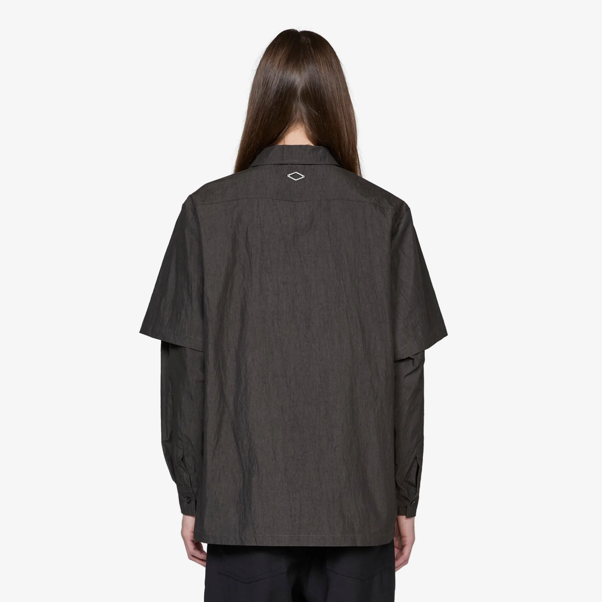Two-Layered Longsleeve Shirt Dark Grey